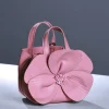Bags*Mew Mews Fashion Acsah Leather Flower Bag In Pink