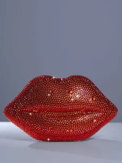Bags*Mew Mews Fashion Adagio Flaming Red Lip Bag