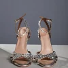 Shoes*Mew Mews Fashion Adalgisa Rhinestone Sandals
