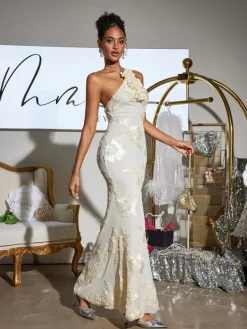 Dresses | Maxi Dresses*Mew Mews Fashion Aedin Halterneck Flower Maxi Dress