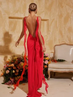 Dresses | Maxi Dresses*Mew Mews Fashion Aelthar Spaghetti Flower Maxi Dress
