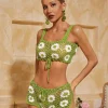 Sets & Co-ords*Mew Mews Fashion O/S Aeltheris Spaghetti Floral Shorts Set