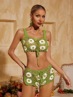Sets & Co-ords*Mew Mews Fashion O/S Aeltheris Spaghetti Floral Shorts Set