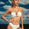 Bikini Sets | Swimwear*Mew Mews Fashion Agape Pearl Bikini Two Piece Set