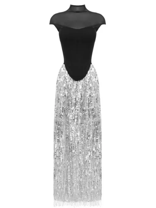 Sets & Co-ords*Mew Mews Fashion Ajmal Sequin Fringe Skirt Set