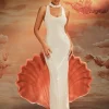 Dresses | Maxi Dresses*Mew Mews Fashion Akanji Plunge Neck Sequin Maxi Dress