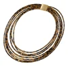 Necklaces*Mew Mews Fashion Akantha Multi Layered Leopard Necklace