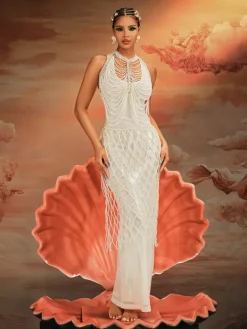 Beaded Wear | Skirts*Mew Mews Fashion Akim Pearl Beaded Skirt