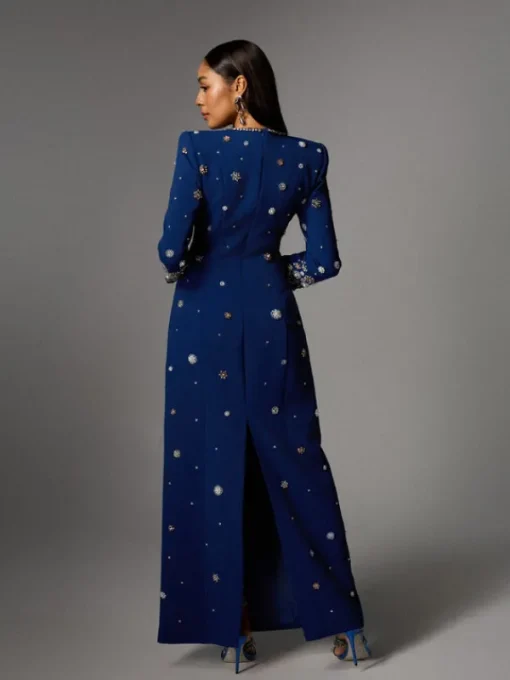 Dresses | Maxi Dresses*Mew Mews Fashion Alary Long Sleeve Rhinestone Maxi Dress