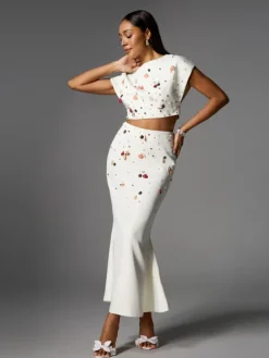 Sets & Co-ords*Mew Mews Fashion Alaura Seashell Pearl Skirt Set