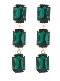 Earrings*Mew Mews Fashion Alcott Crystal Gem Drap Earrings
