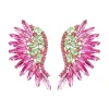 Earrings*Mew Mews Fashion Alegria Pink Rainbow Rhinestone Earrings