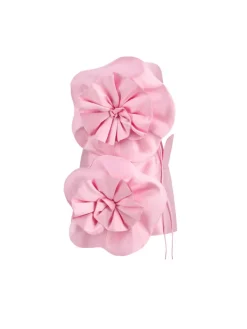 Dresses*Mew Mews Fashion Anwen Strapless Flower Mini Dress In Pink