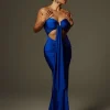 Dresses | Maxi Dresses*Mew Mews Fashion Arlyn Strapless Draped Cutout Maxi Dress