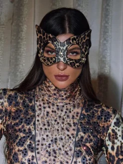 Masks*Mew Mews Fashion Ashur Leopard Cat Mask