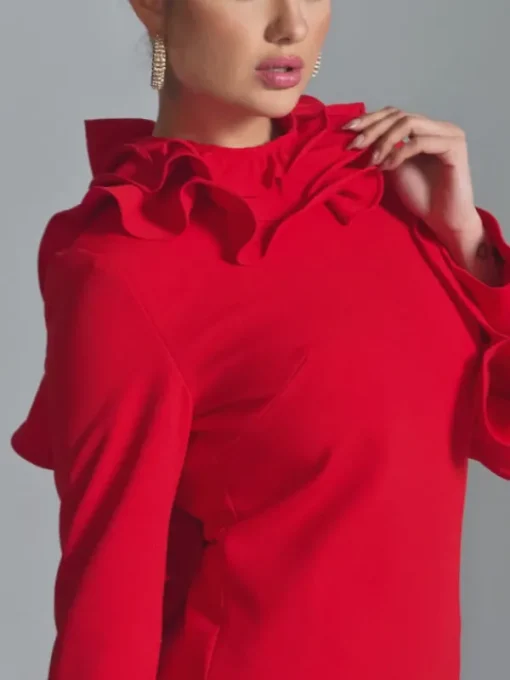 Dresses | Mini Dresses*Mew Mews Fashion Asiah Flounce Sleeve Bow Mini Dress