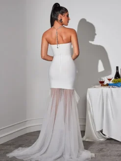 Dresses | Maxi Dresses*Mew Mews Fashion Attica Flower Crystal Bandage Dress