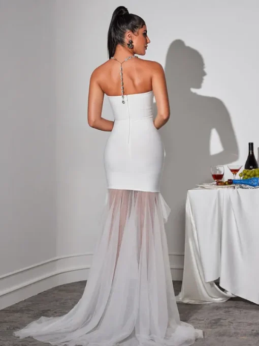 Dresses | Maxi Dresses*Mew Mews Fashion Attica Flower Crystal Bandage Dress