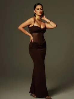 Dresses | Maxi Dresses*Mew Mews Fashion Australis Spaghetti Bow Twisted Maxi Dress