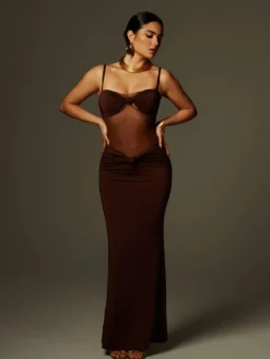 Dresses | Maxi Dresses*Mew Mews Fashion Australis Spaghetti Bow Twisted Maxi Dress