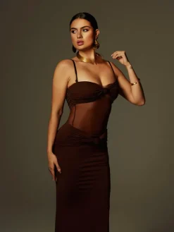 Dresses | Maxi Dresses*Mew Mews Fashion Australis Spaghetti Bow Twisted Maxi Dress