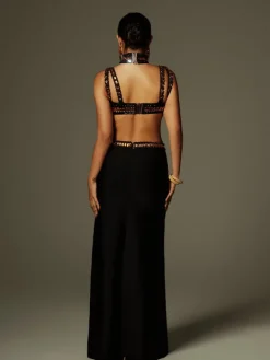 Dresses | Maxi Dresses*Bandage Ayden Rhinestone Maxi Dress With Choker