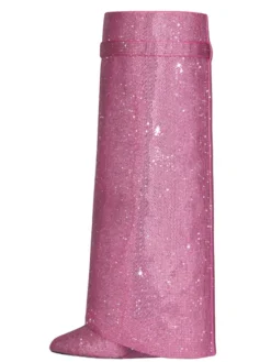 Shoes*Mew Mews Fashion Badru Lock Glitter Crystal Boots