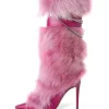 Shoes*Mew Mews Fashion Bahar Faux Fur Boots