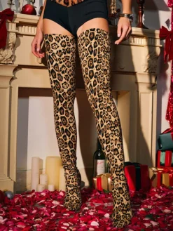 Shoes*Mew Mews Fashion Bahari Leopard Boots