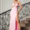 Dresses*Mew Mews Fashion Berenice One Shoulder Cutout Maxi Dress In Pink