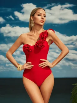 Bikini Sets | Swimwear*Mew Mews Fashion Berlioz Flower Swimwear Two Piece Set