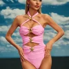 Bikini Sets | Swimwear*Mew Mews Fashion Bhavya Starfish Swimwear Two Piece Set In Pink