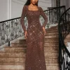 Dresses | Maxi Dresses*Mew Mews Fashion Bhullar Square Neck Rhinestone Maxi Dress