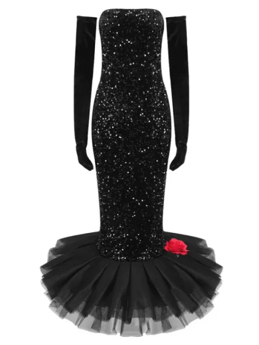 Dresses | Maxi Dresses*Mew Mews Fashion Branson Strapless Mermaid Sequin Dress