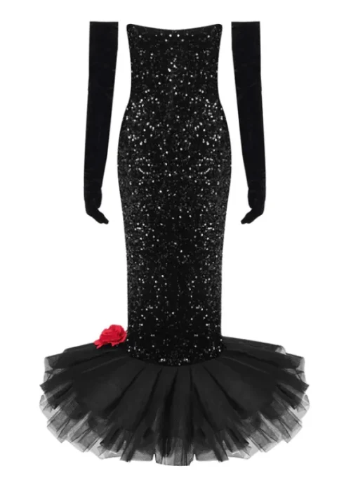 Dresses | Maxi Dresses*Mew Mews Fashion Branson Strapless Mermaid Sequin Dress