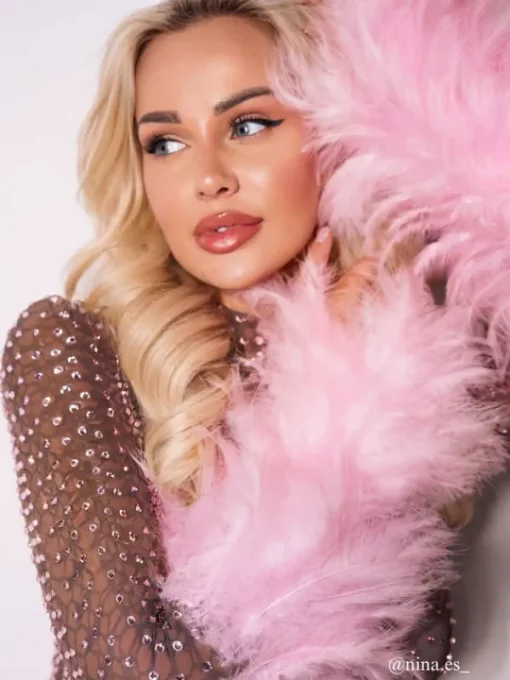 Embellishment | Dresses*Embellishment Braylene Rhinestone Feather Trimmed Mini Dress