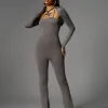 Jumpsuits & Romper*Mew Mews Fashion Brixander Spaghetti Jumpsuit In Grey With Shrug