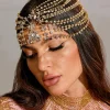 Headwear*Mew Mews Fashion Buber Multi Layered Crystal Headband