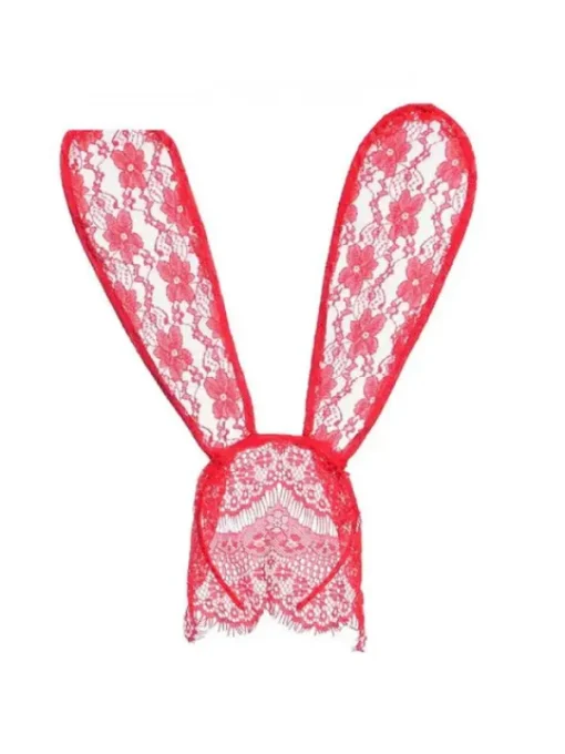 Masks*Mew Mews Fashion Burton Hollow Lace Bunny Ear