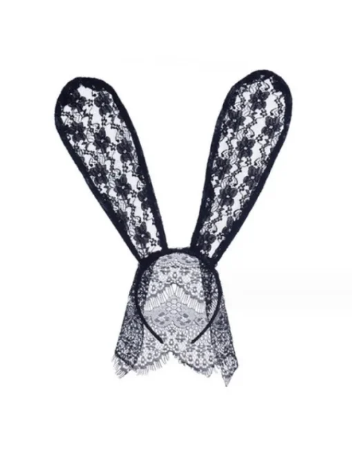 Masks*Mew Mews Fashion Burton Hollow Lace Bunny Ear