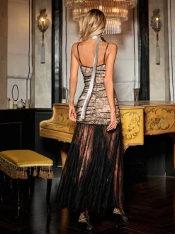 Dresses | Midi Dresses*Mew Mews Fashion Cadilyn Spaghetti Floral Lace Dress