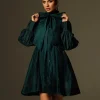 Dresses | Mini Dresses*Mew Mews Fashion Caelan Long Sleeve Lace Up Mini Dress