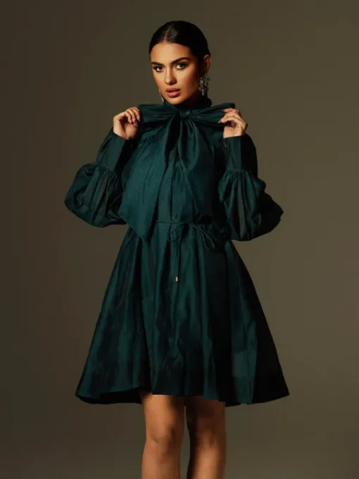 Dresses | Mini Dresses*Mew Mews Fashion Caelan Long Sleeve Lace Up Mini Dress