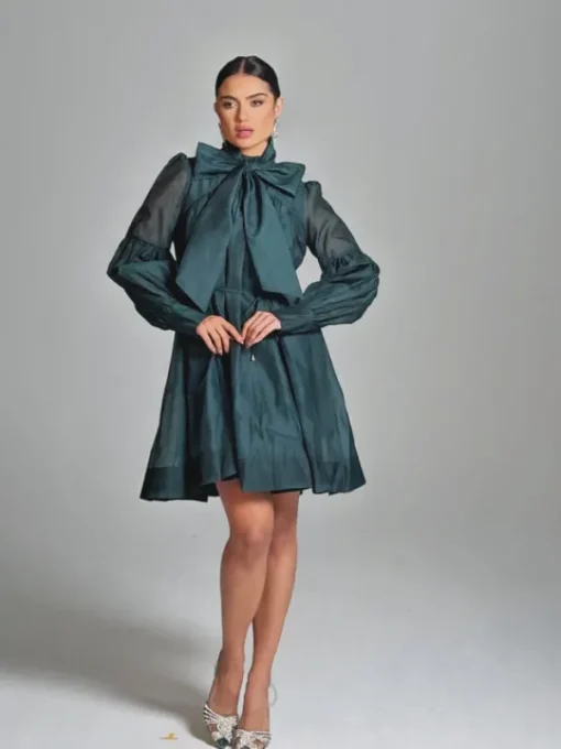 Dresses | Mini Dresses*Mew Mews Fashion Caelan Long Sleeve Lace Up Mini Dress