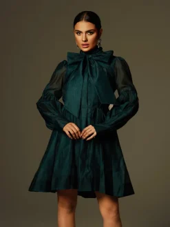 Dresses | Mini Dresses*Mew Mews Fashion Caelan Long Sleeve Lace Up Mini Dress