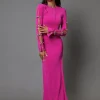 Dresses | Maxi Dresses*Bandage Calantha Crystal Bow Cutout Dress