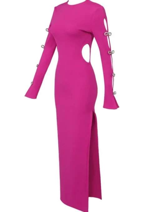 Dresses | Maxi Dresses*Bandage Calantha Crystal Bow Cutout Dress