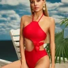 One Piece | Swimwear*Mew Mews Fashion Calliroe Cutout One Piece Swimsuit