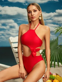 One Piece | Swimwear*Mew Mews Fashion Calliroe Cutout One Piece Swimsuit
