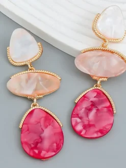 Earrings*Mew Mews Fashion Camber Multi Layers Acrylic Earrings